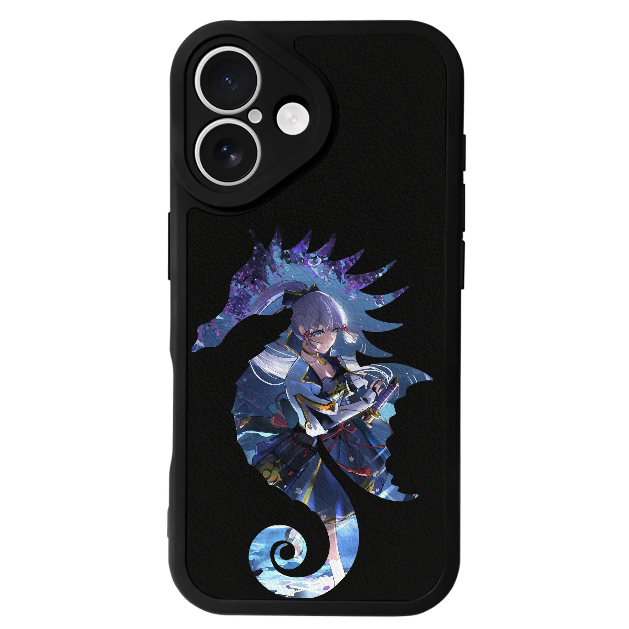 原 神 グッズ 神里綾華 - IPhone 16シリーズ対応 ・ シリコンスマホケース ・ レザー調 ・ 高精度フィット ・ 耐衝撃 ・ ワイヤレス充電対応 ・ 精密カット